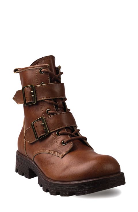 Stanza Lug Sole Moto Bootie (Women)