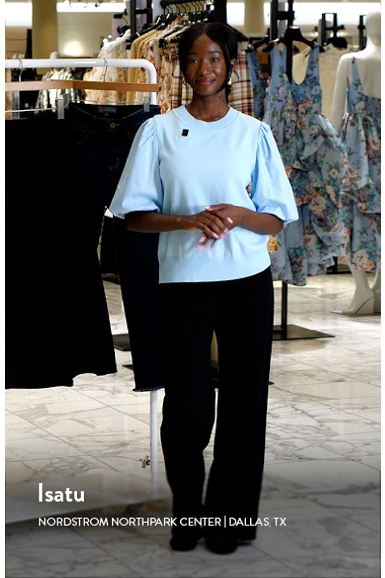Puff Sleeve Tunic Sweater video