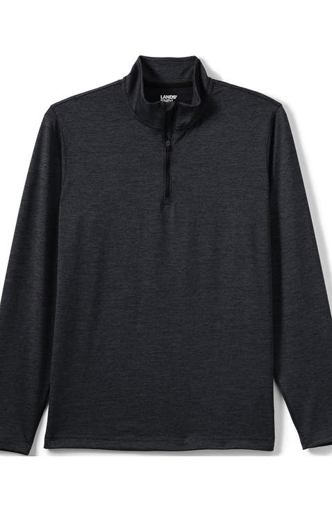 Unisex Rapid Dry Space Dye Quarter Zip Pullover Shirt