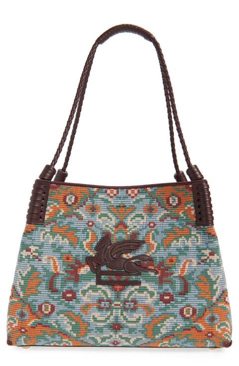 Medium Libra Jacquard Tote Bag