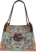 Etro Medium Libra Jacquard Tote Bag