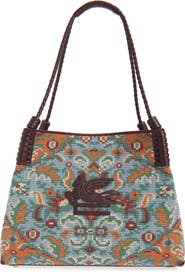 Etro Medium Libra Jacquard Tote Bag