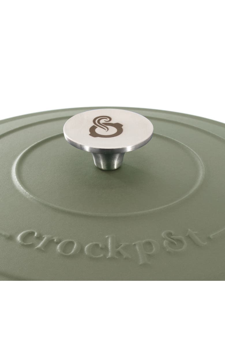 7 Quart Enameled Cast Iron Dutch Oven, Alternate, color, Green