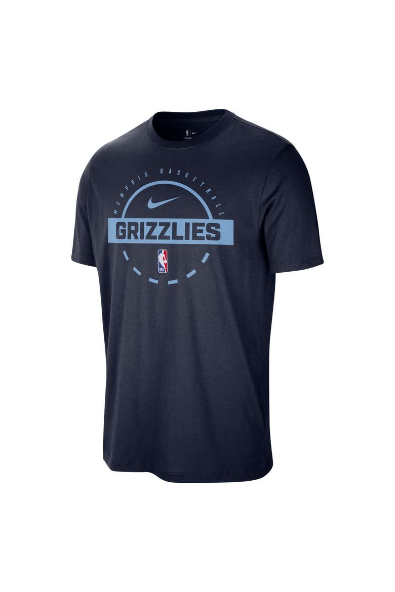 Men's Nike  Navy Memphis Grizzlies Authentic Practice T-Shirt, Alternate, color, Navy