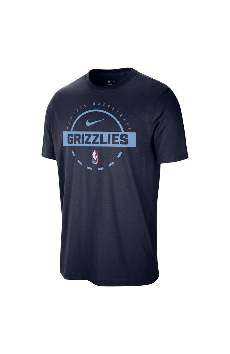 Nike Men's Nike Navy Memphis Grizzlies Authentic Practice T-Shirt, Alternate, color, Navy