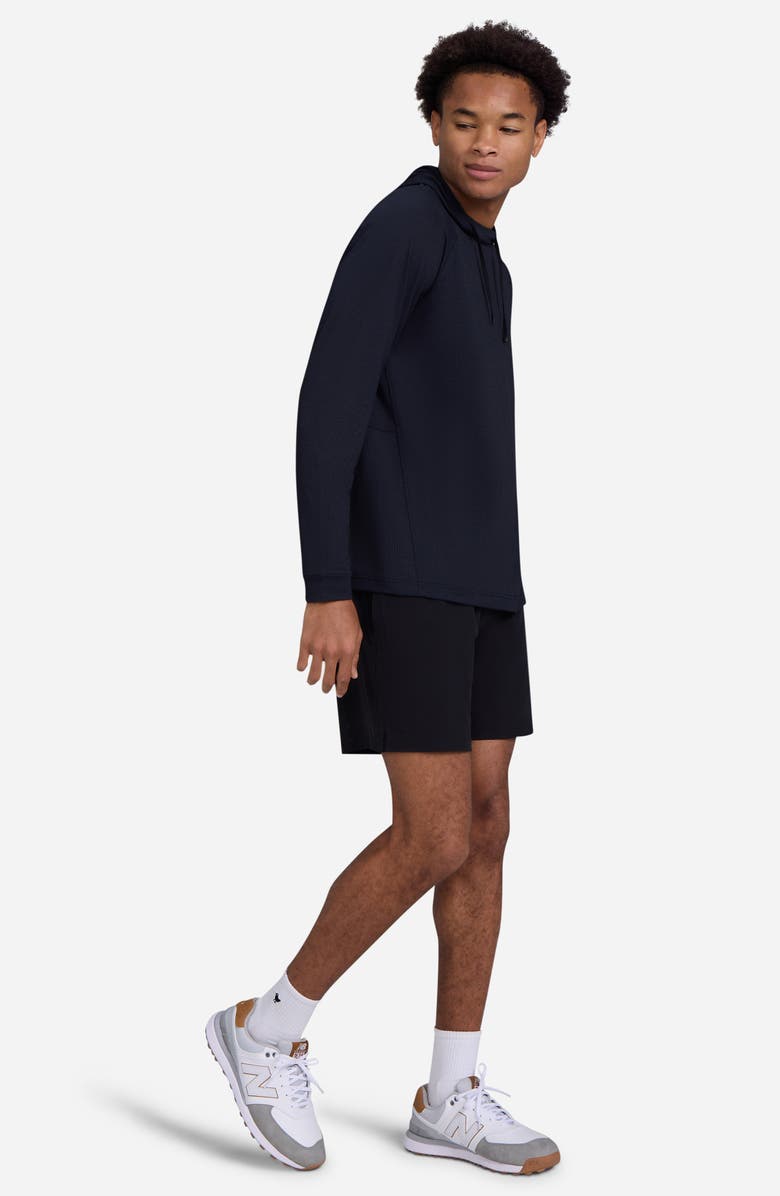 Bad Birdie Bad Elements Cooling Mesh Golf Hoodie, Alternate, color, Black