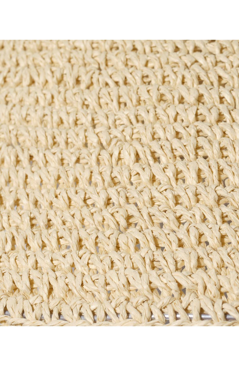 Lauren Ralph Lauren Crochet Open Crown Sunhat, Alternate, color, Natural