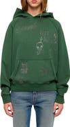 Zadig & Voltaire Rhinestone Graphic Hoodie