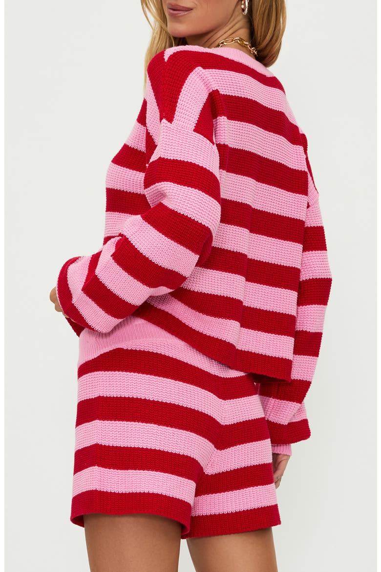 Ava Cotton Cover-Up Sweater, Alternate, color, CANDY CANE