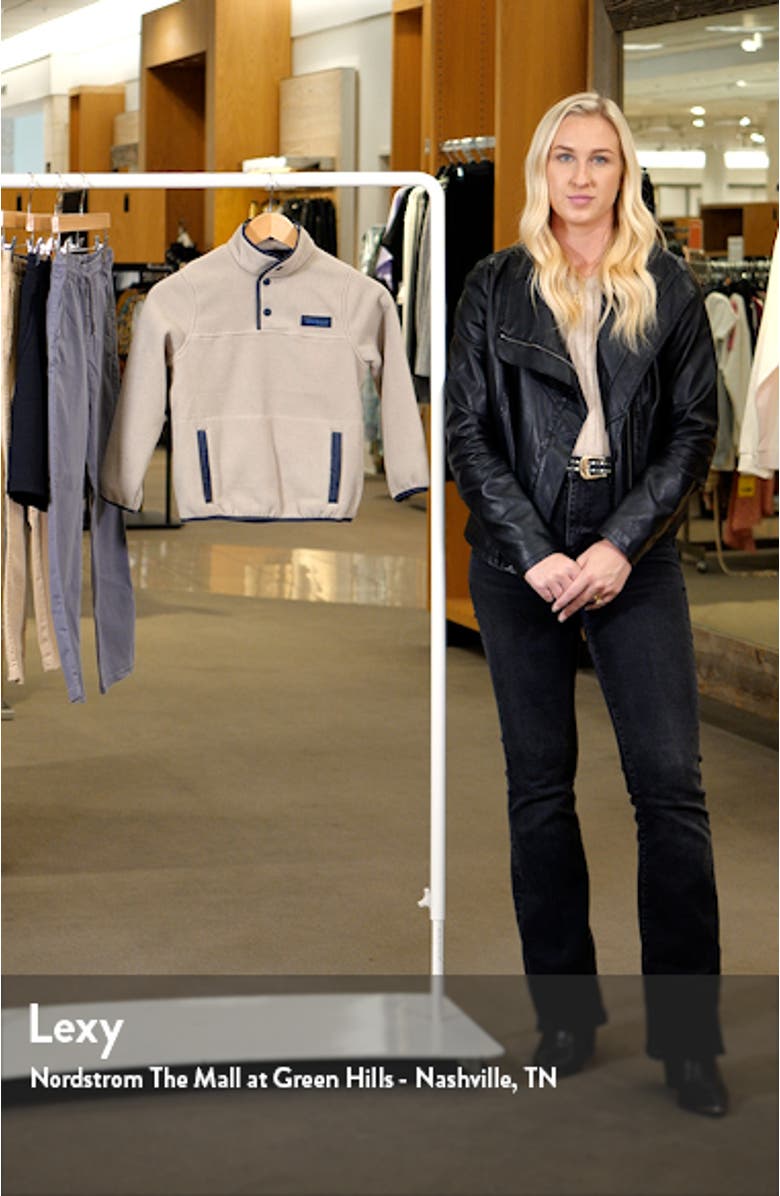 Kids' Snap Placket Fleece Pullover, sales video thumbnail