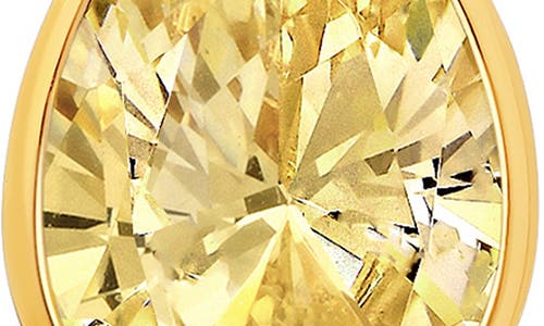 Crislu Canary Luster Drop Earrings In Gold