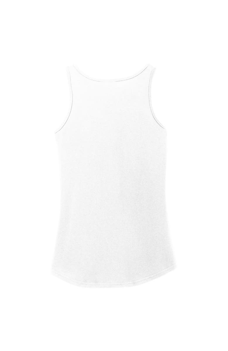 CHECKERED FLAG Women's Checkered Flag Sports White NASCAR Logo Pride Tank Top, Main, color, White