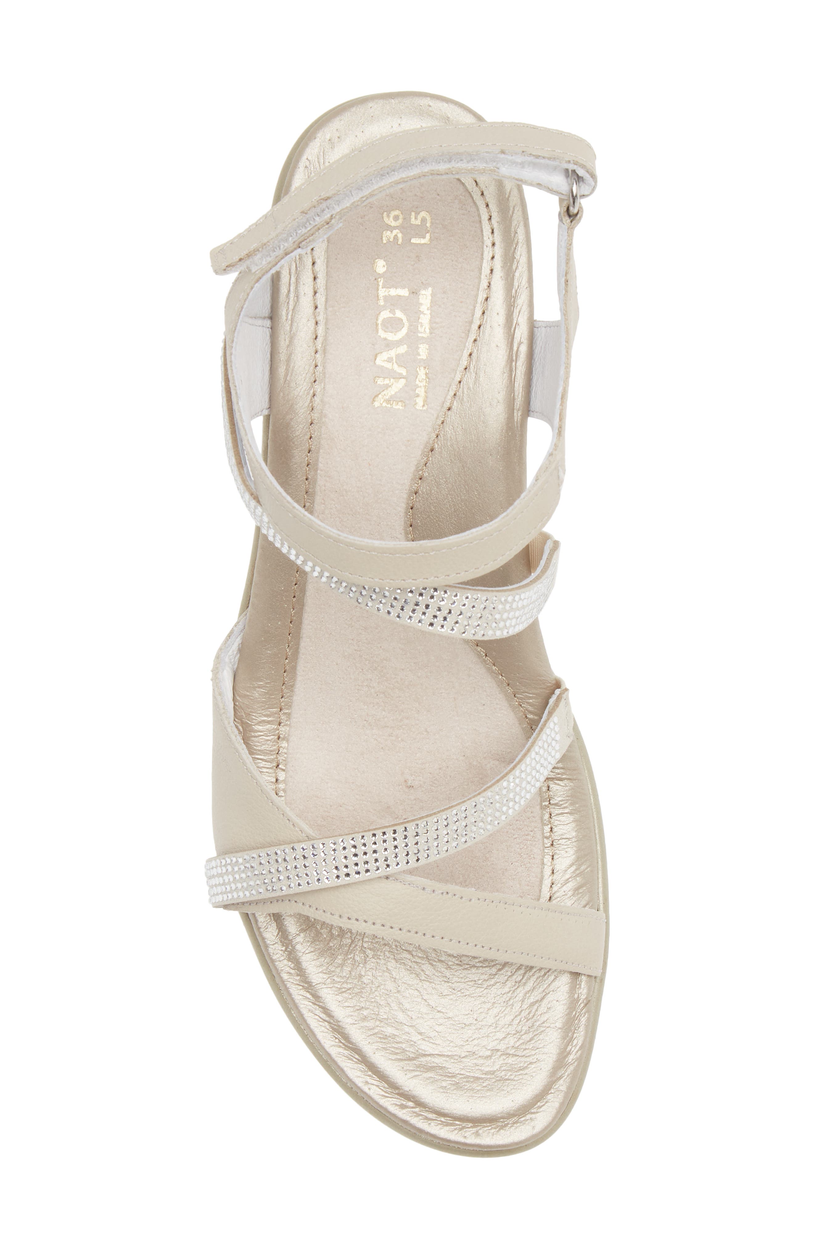 Innovate Sandal, Alternate, color, SOFT IVORY LEATHER