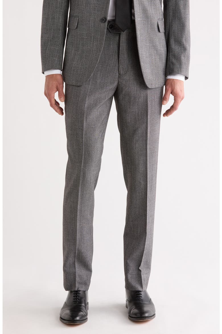 Slim Fit Dress Pants, Main, color, GREY