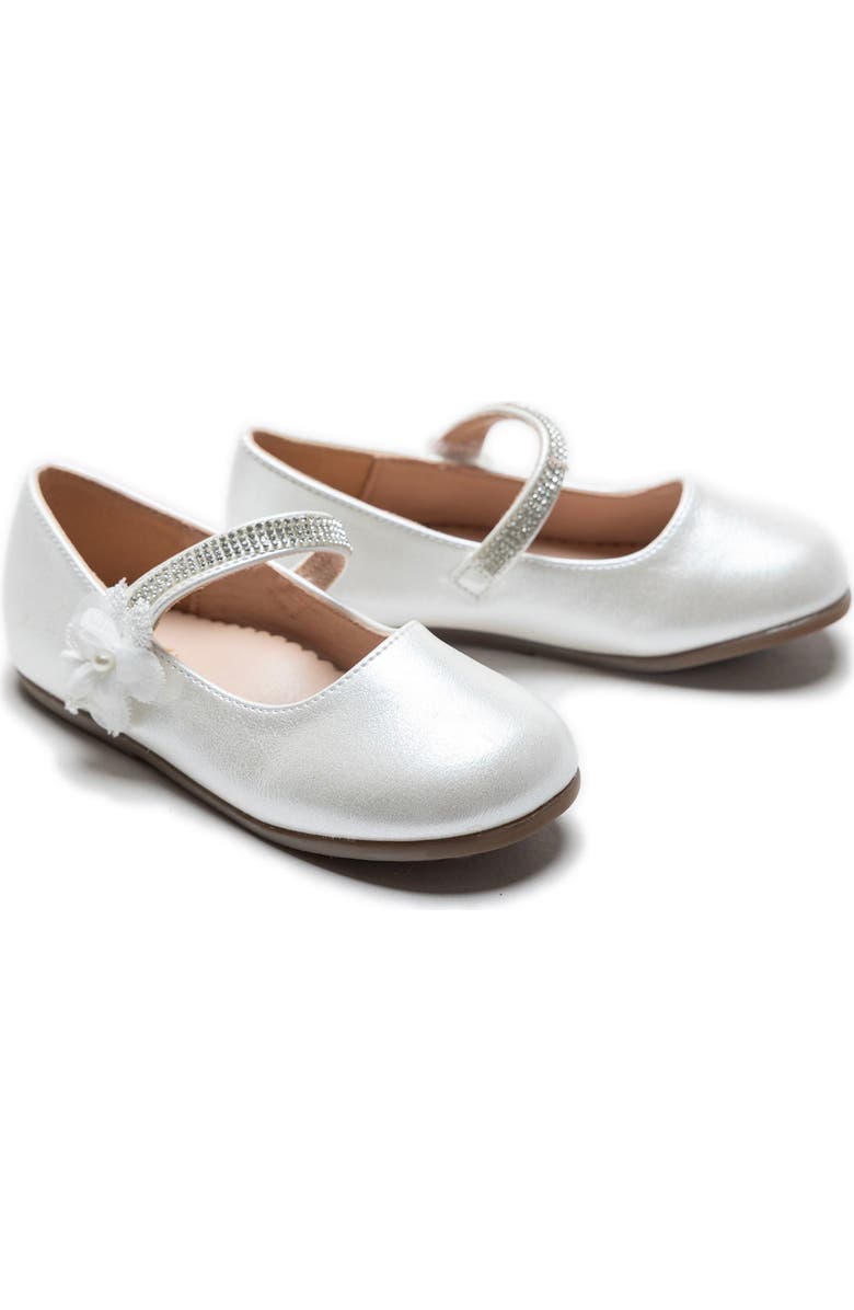 Tulleen Primrose Rhinestone Flats, Alternate, color, Cream