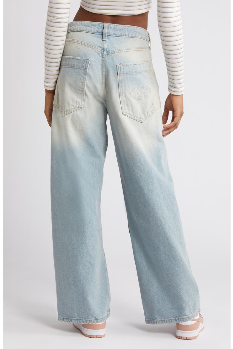 Bec Bleached BDG Urban Outfitters Jaya Summer Bleached Out Wide Leg Jeans (Women ...