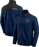 Darius Rucker Collection by Fanatics Men's Darius Rucker Collection by Fanatics Navy Dallas Cowboys Color Block Polar Fleece Full-Zip Jacket