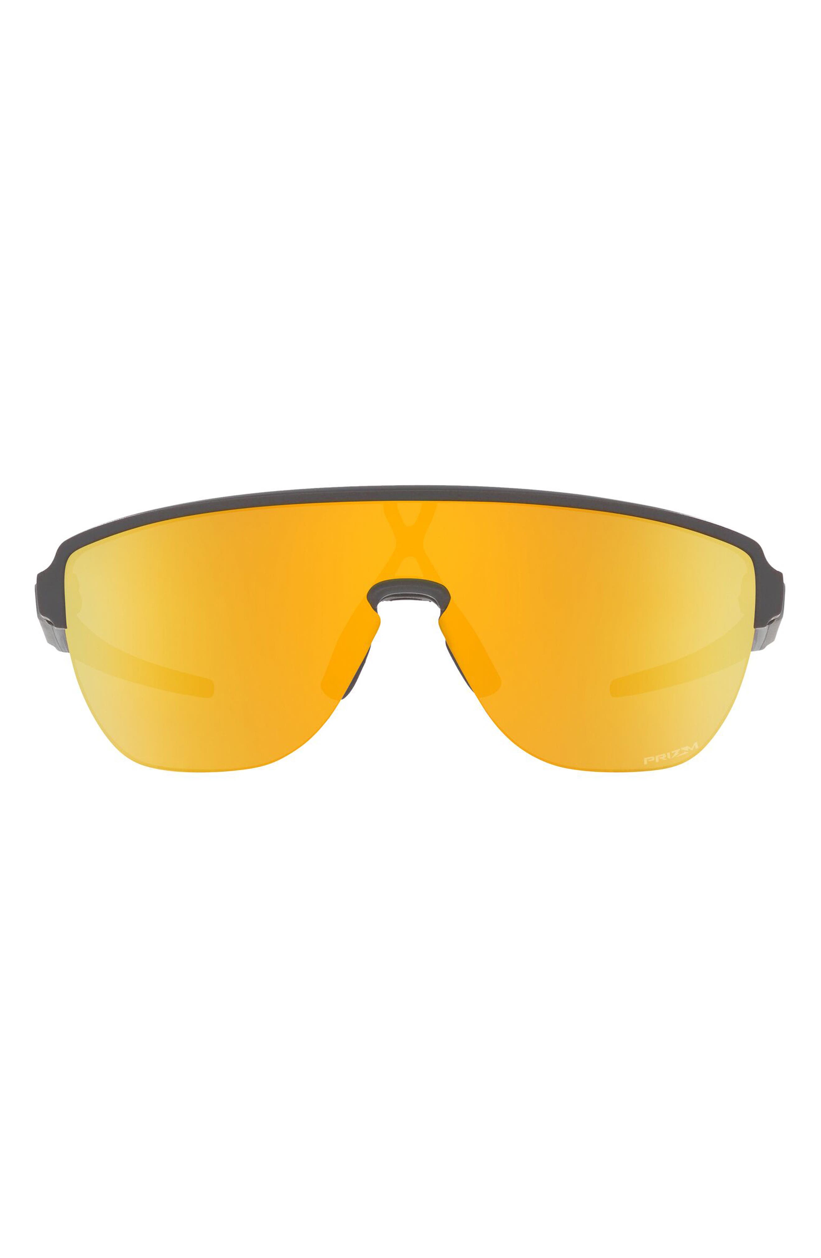 Oakley Corridor 142mm Semi Rimless Prizm™ Polarized Shield Sunglasses
