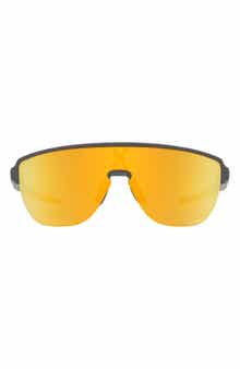 Oakley Corridor 142mm Semi Rimless Prizm™ Polarized Shield Sunglasses