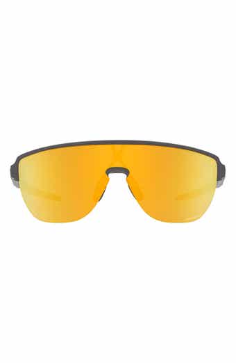 Oakley Corridor 142mm Semi Rimless Prizm™ Polarized Shield Sunglasses