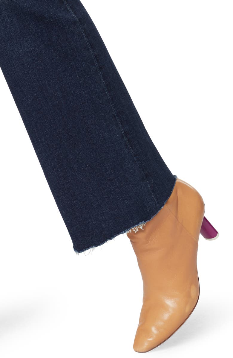 MOTHER The Weekend High Waist Fray Hem Flare Jeans, Alternate, color, 