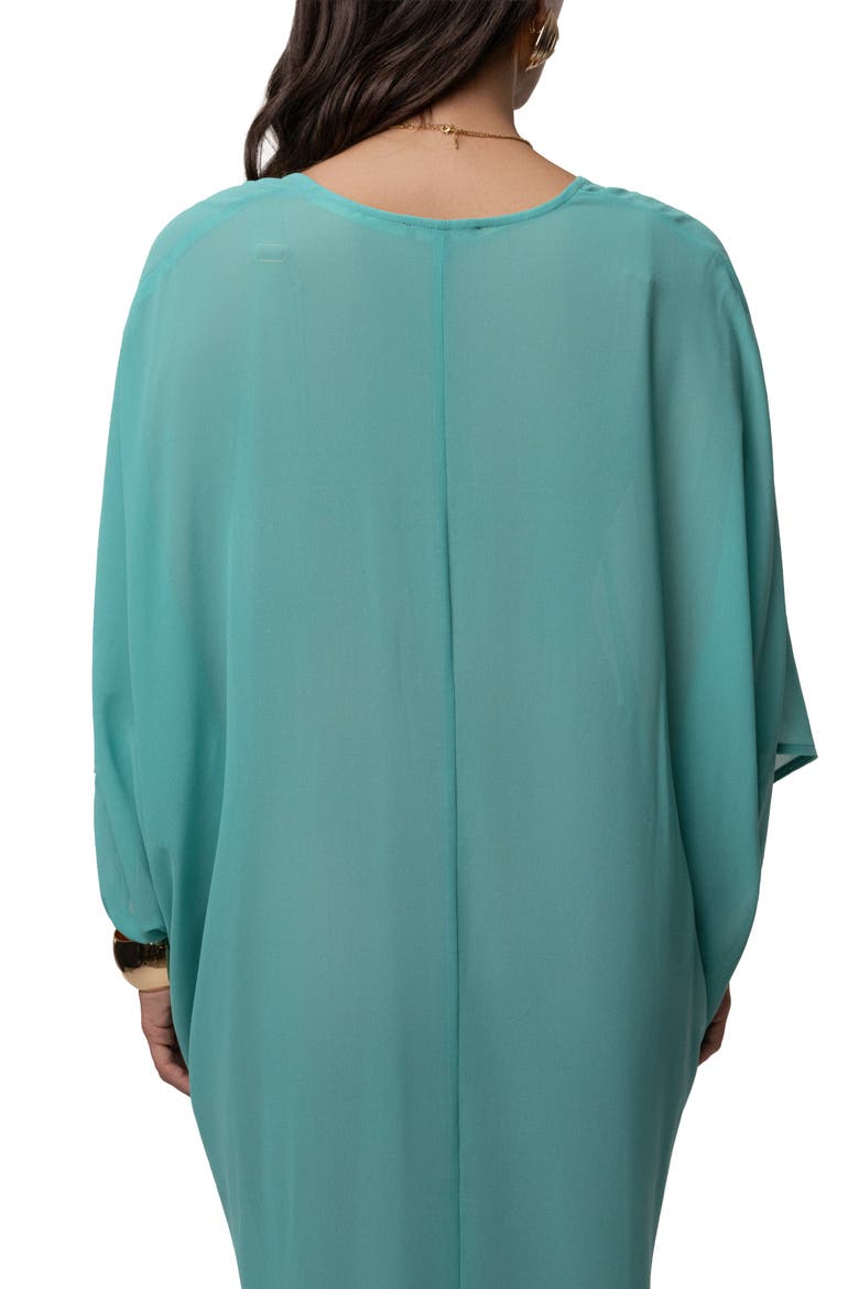 Longer Days Cover Up Dress, Alternate, color, Teal