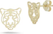 Ember Fine Jewelry 14K Gold Tiger Stud Earrings