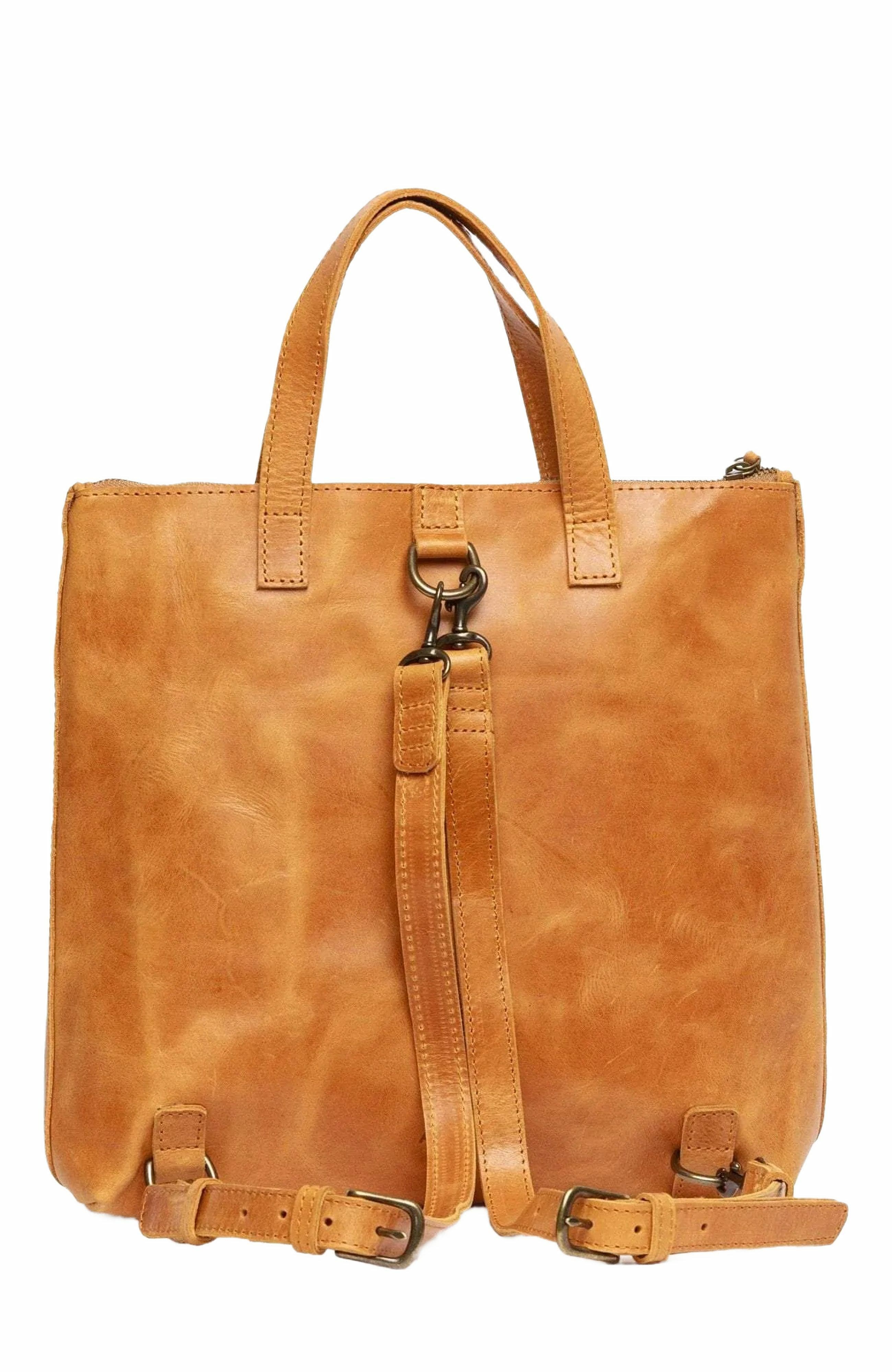 ABLE Abera Backpack, Alternate, color, Cognac
