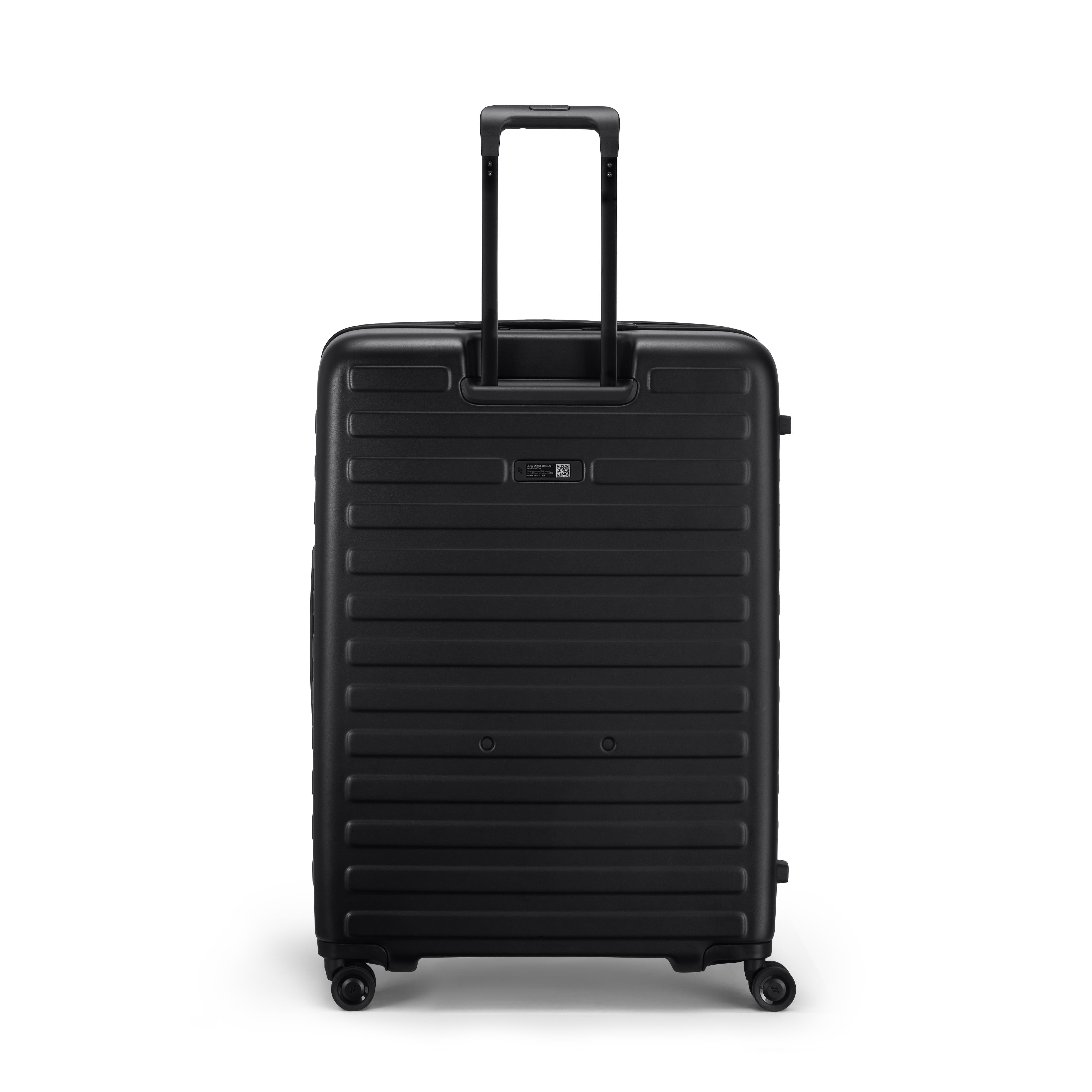 LOJEL Cubo Large Check in 30 inch Lightweight Luggage, Alternate, color, Black