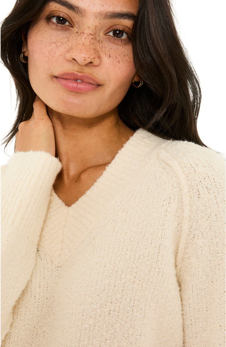 FatFace Bonnie Boucle V Neck, Alternate, color, 