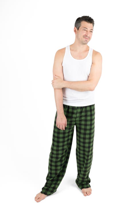 Men's Fleece Printed Holiday Pajama Pants