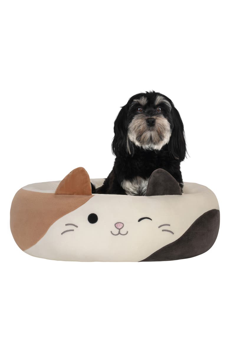 SQUISHMALLOWS Calico Cat Cam Pet Bed, Alternate, color,