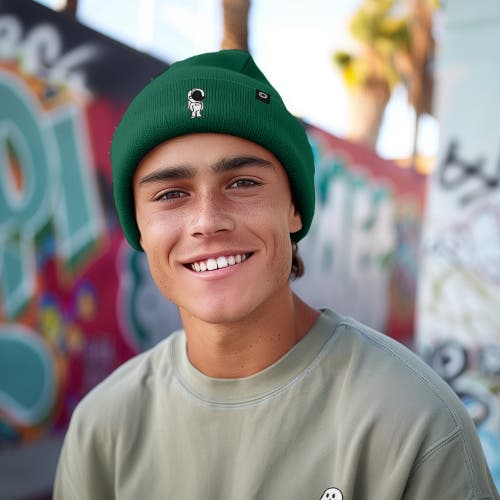 Dalix Astronaut Beanie In Green