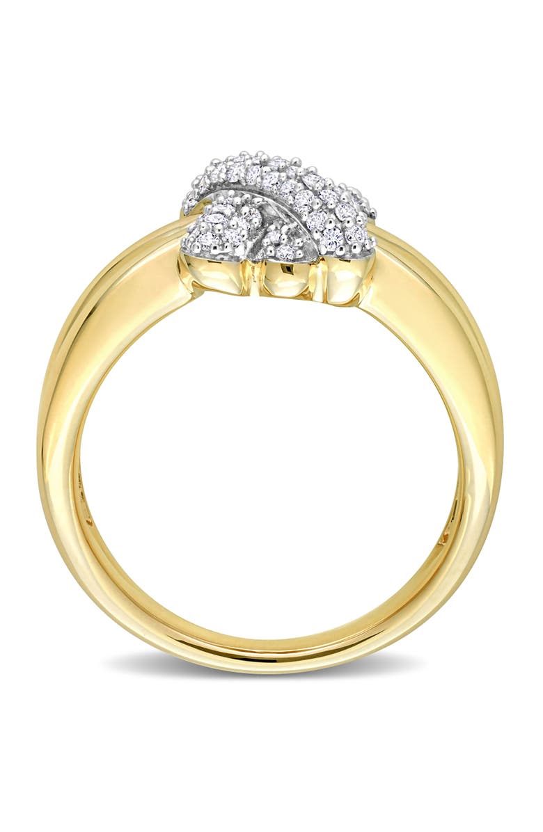 Julianna B. Diamond Love Knot Split-Shank Ring 14k, Alternate, color, Diamond/Gold