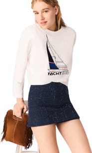 maje Boat print T-shirt