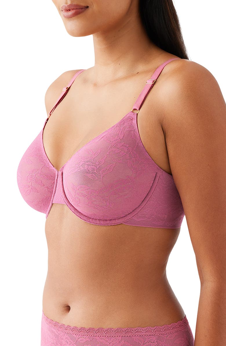 Wacoal High Profile<sup>™</sup> Underwire Unlined Bra, Alternate, color, Malaga