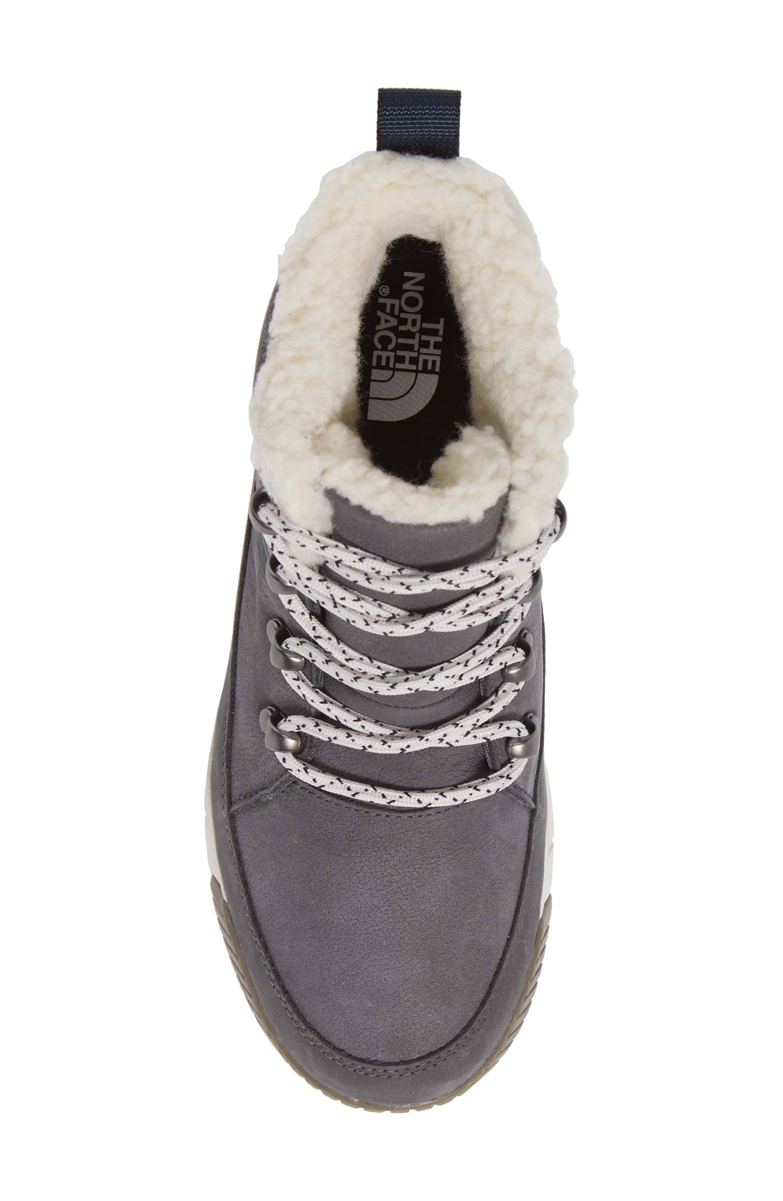 Sierra Waterproof Lace-Up Bootie, Alternate, color, ZINC GREY/ AVIATOR NAVY