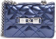 Kurt Geiger London Micro Kingsley Quilted Leather Crossbody Bag