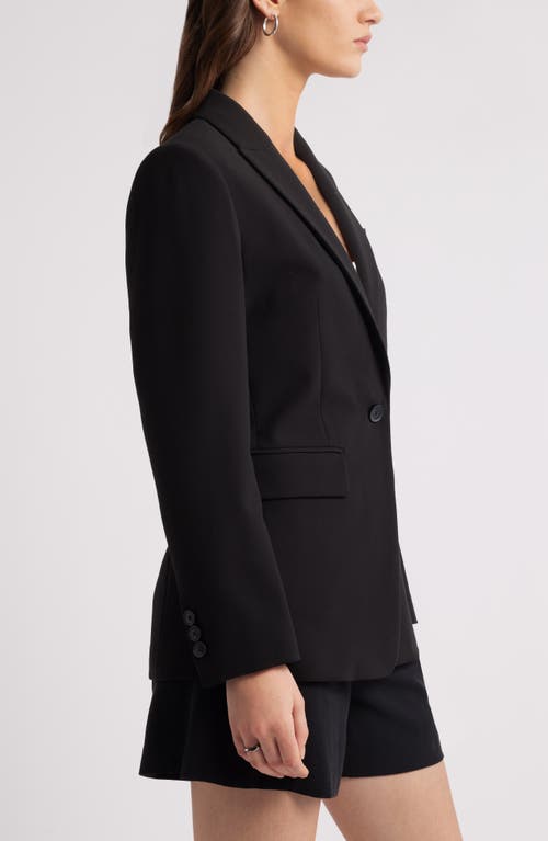 Nordstrom Cinched Waist Blazer In Black