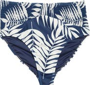 Hutch Smocked High Waist Bikini Bottoms