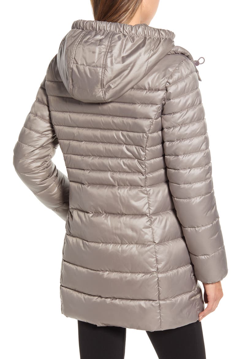 Hooded Packable Puffer Coat, Alternate, color, THISTLE