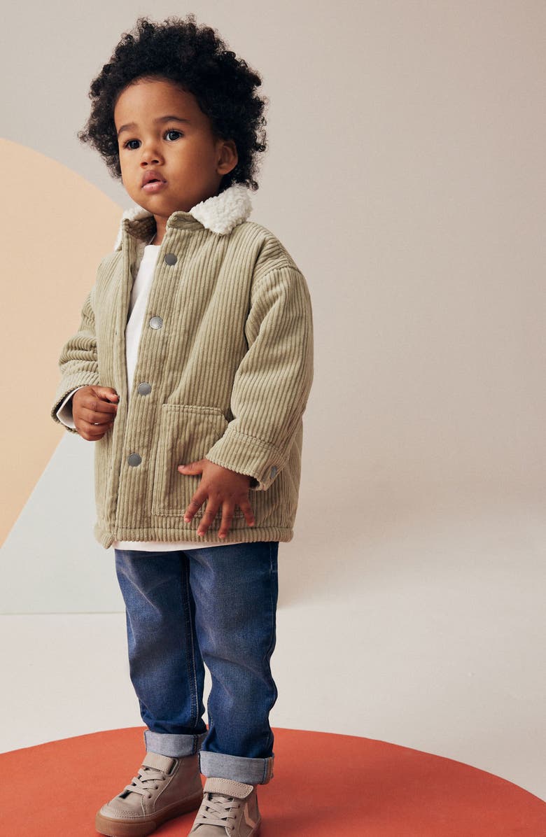NEXT Kids' Corduroy High Pile Fleece Lined Shacket, Alternate, color, 