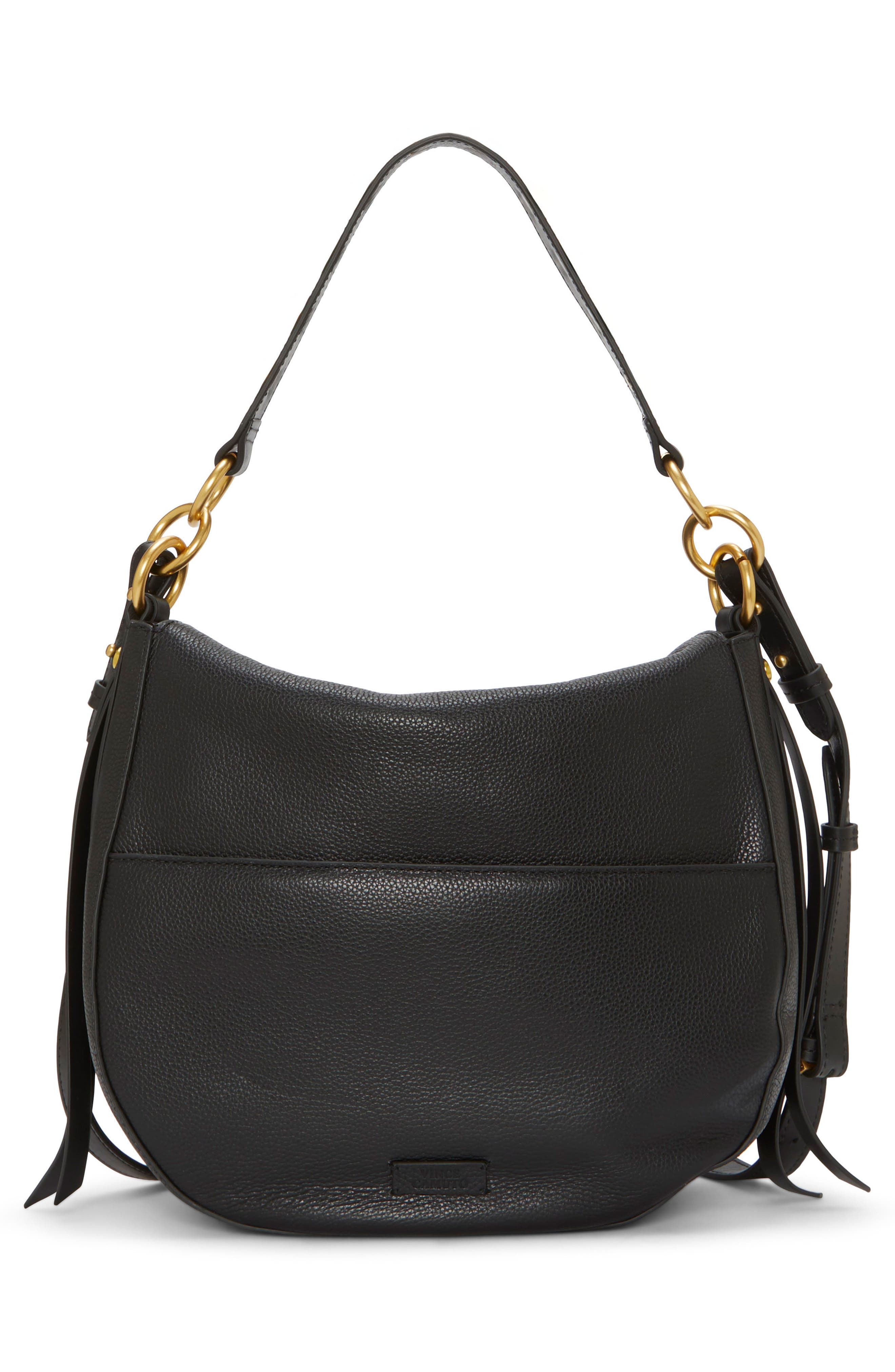 Vince Camuto Noemy Leather Shoulder Bag, Alternate, color, 