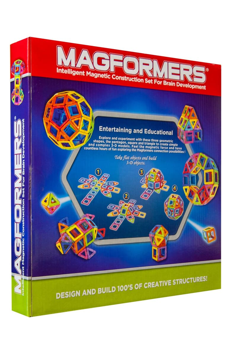 Magformers 'Rainbow' Magnetic 3D Construction Set, Alternate, color, 