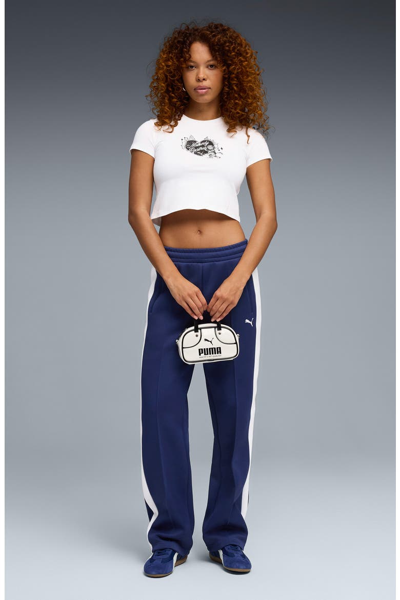 T7 Always On Straight Leg Track Pants, Alternate, color, BLUE JEWEL