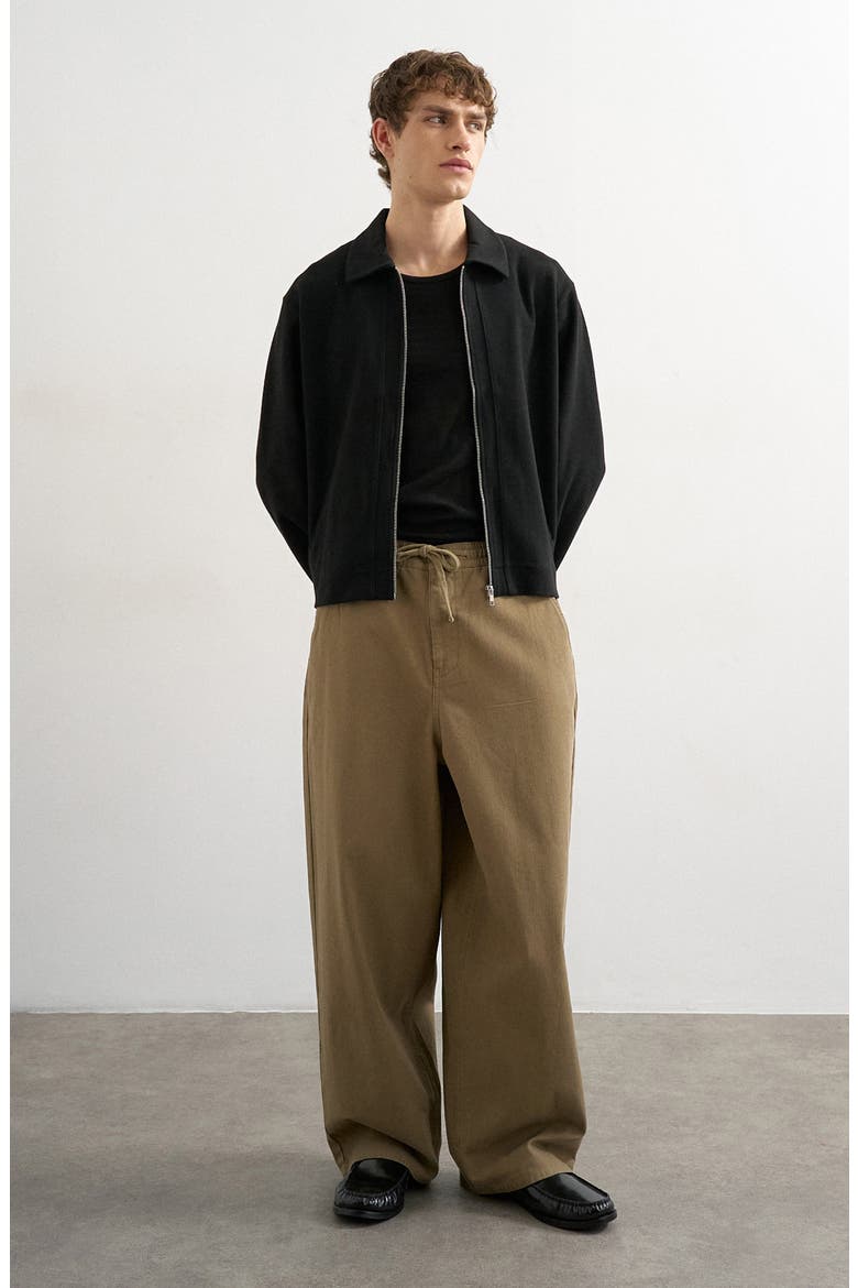 Premium Boxy Fit Jacket, Alternate, color, BLACK