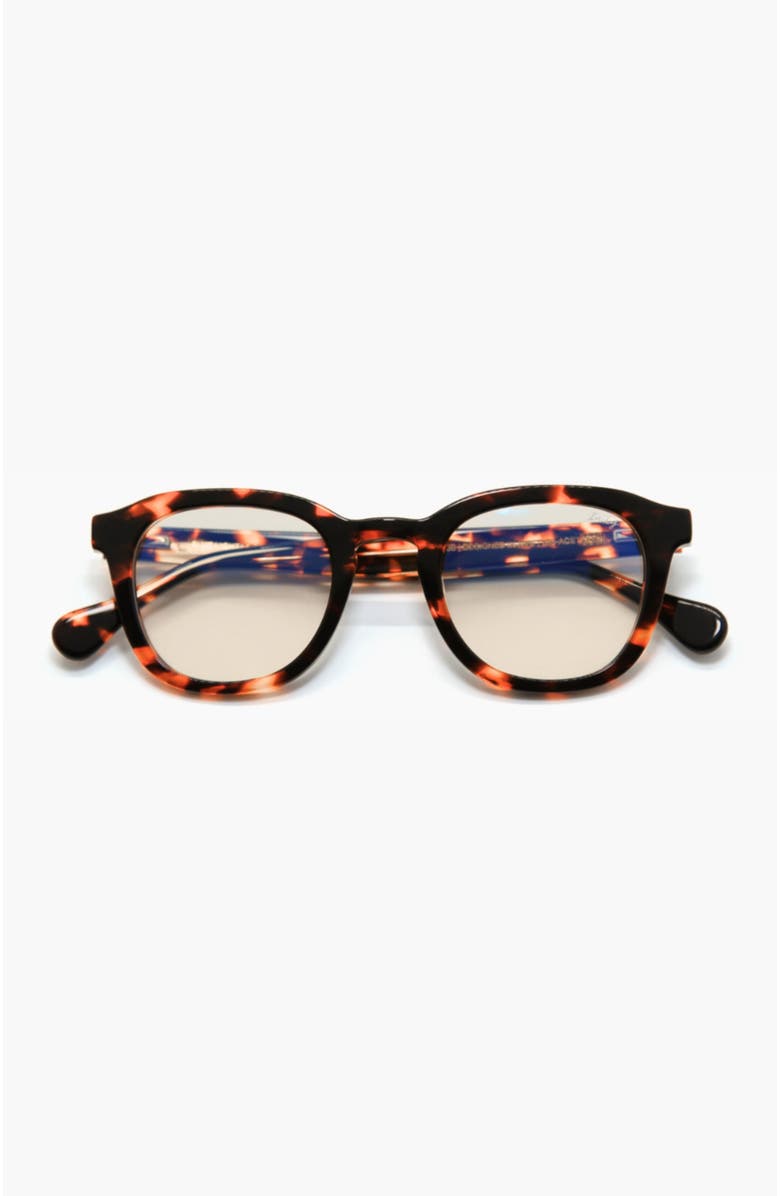 INDY JB Round Blue Light Glasses, Main, color, Tortoise Shell