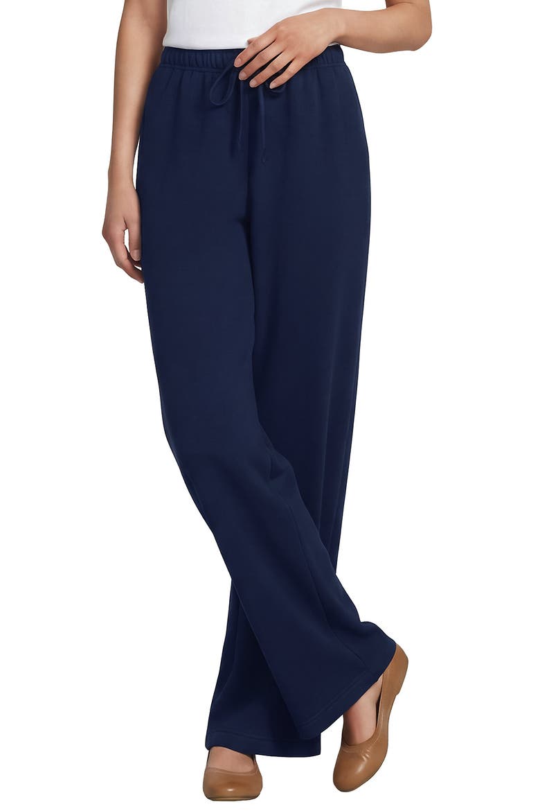 Tall Serious Sweats High Rise Relaxed Straight Leg Pants - Set Bottom, Main, color, Deep Sea Navy