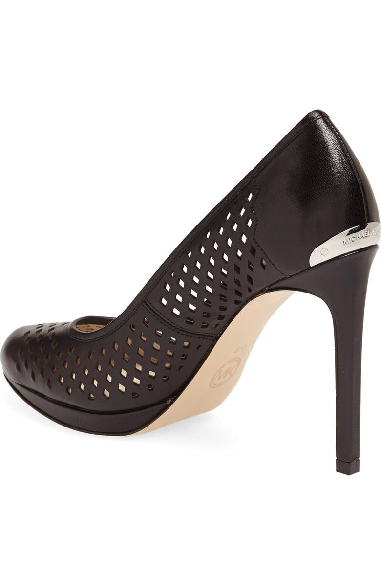 MICHAEL Michael Kors 'Florentine' Perforated Platform Pump, Alternate, color,