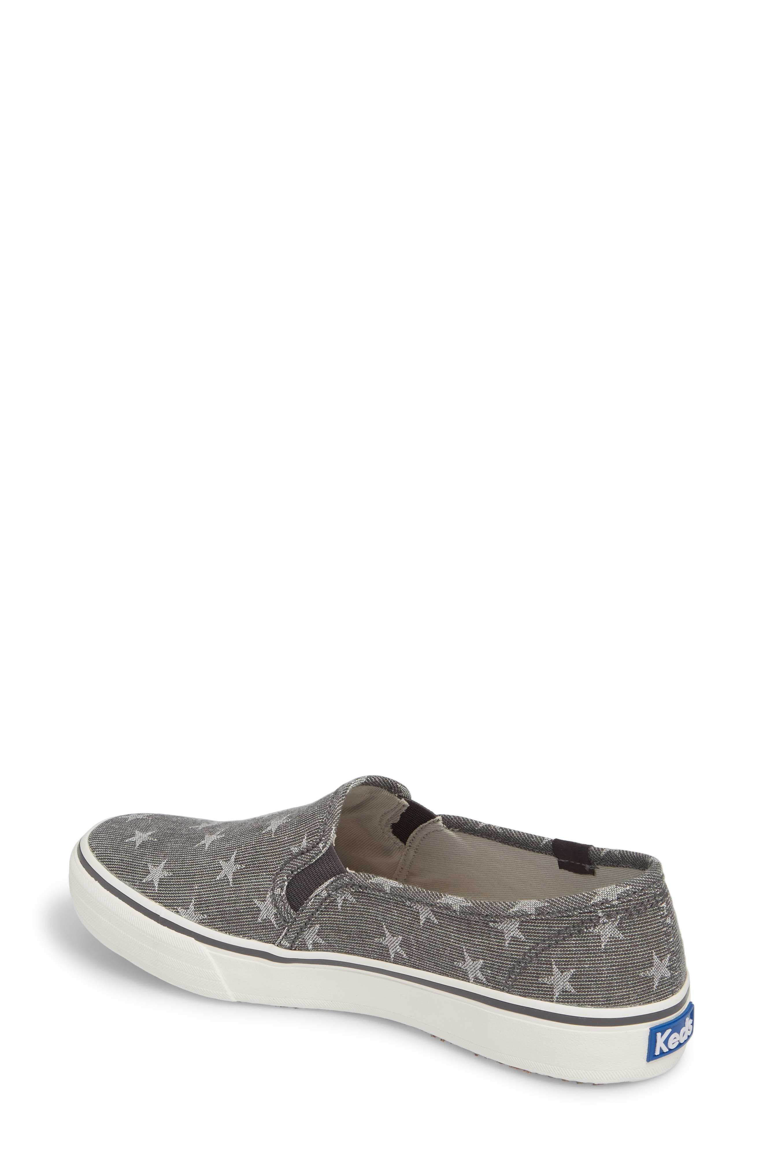 Keds<sup>®</sup> Double Decker Baja Stripe Slip-On Sneaker, Alternate, color, 